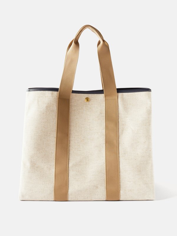Rue De Verneuil Traversee large canvas tote bag