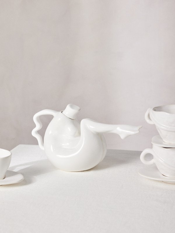 Anissa Kermiche Tit-Tea earthenware teapot