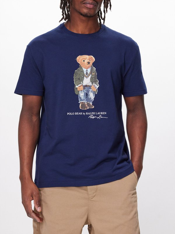 Polo Ralph Lauren Classic Polo Bear printed cotton-jersey T-shirt