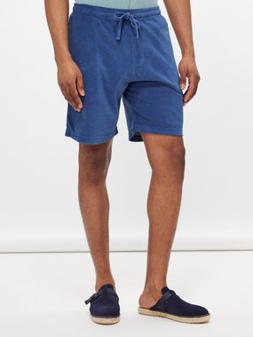 Hartford Bouclette cotton blend-terry shorts