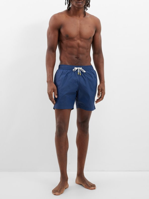 Hartford Garment-dyed swim shorts