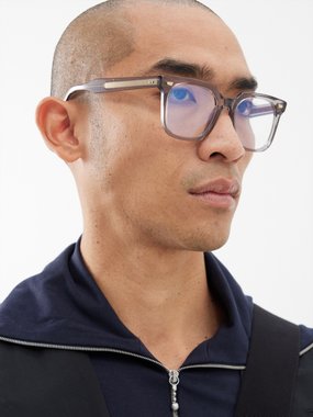 Cutler And Gross 1387 square acetate glasses
