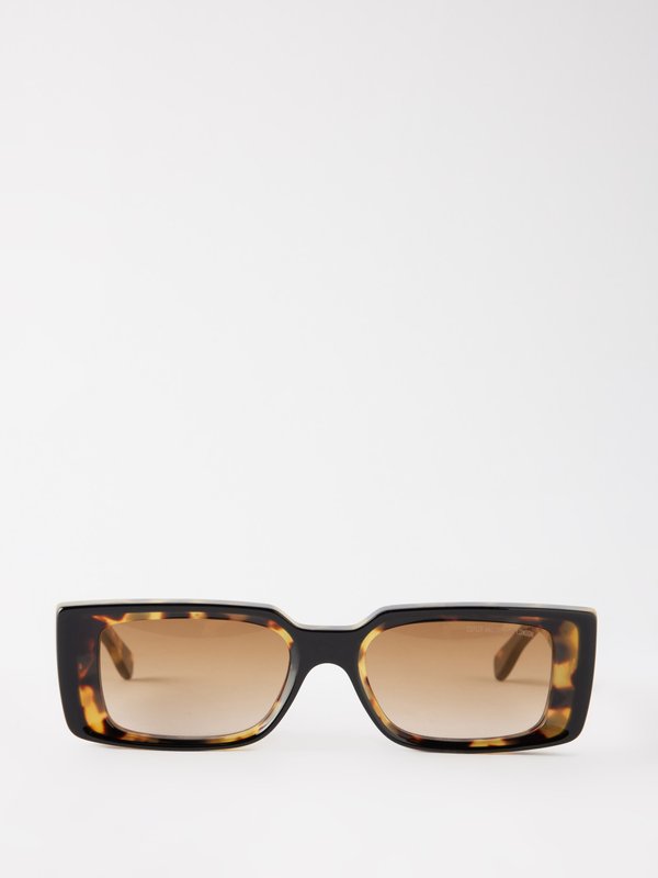 Cutler And Gross 1368 rectangular acetate sunglasses