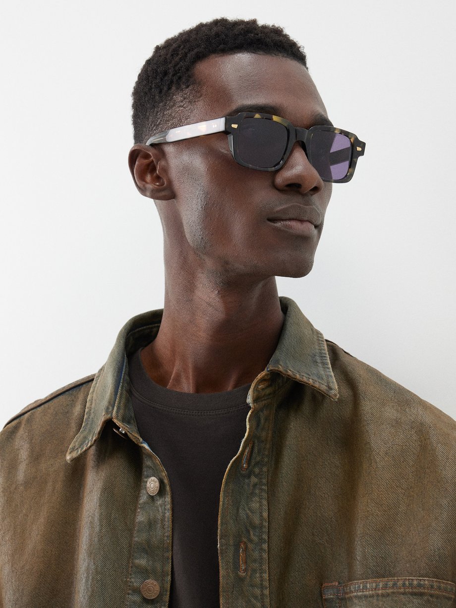 Cutler And Gross 1393 square acetate sunglasses