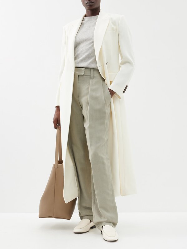 Brunello Cucinelli Single-pleat twill trousers