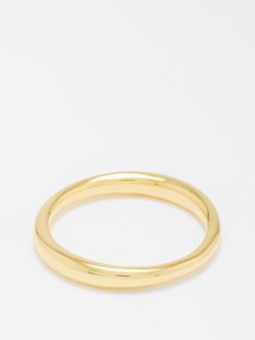 Daphine Set of three Moune 18kt gold-plated rings