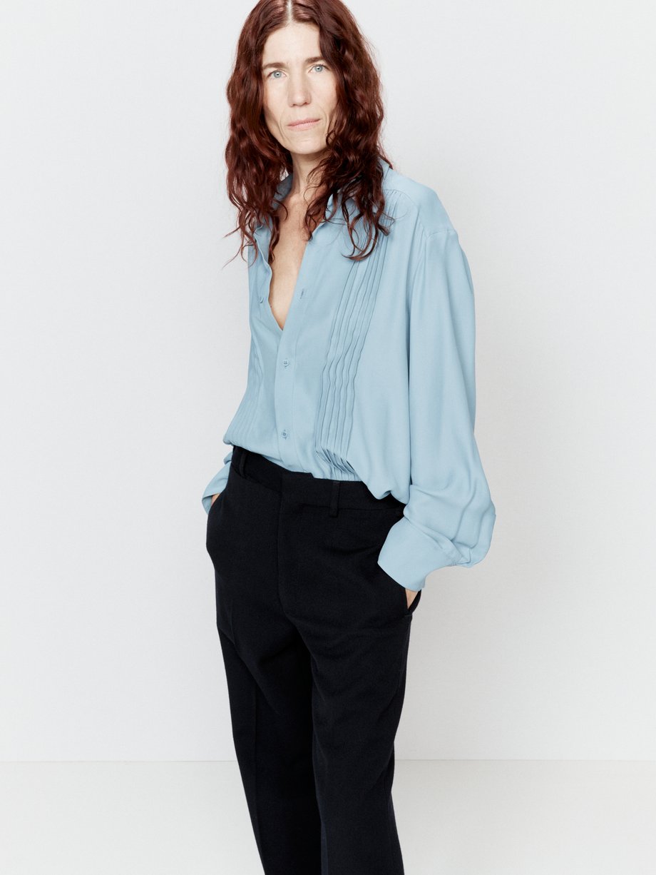 Raey Pleated front shirt