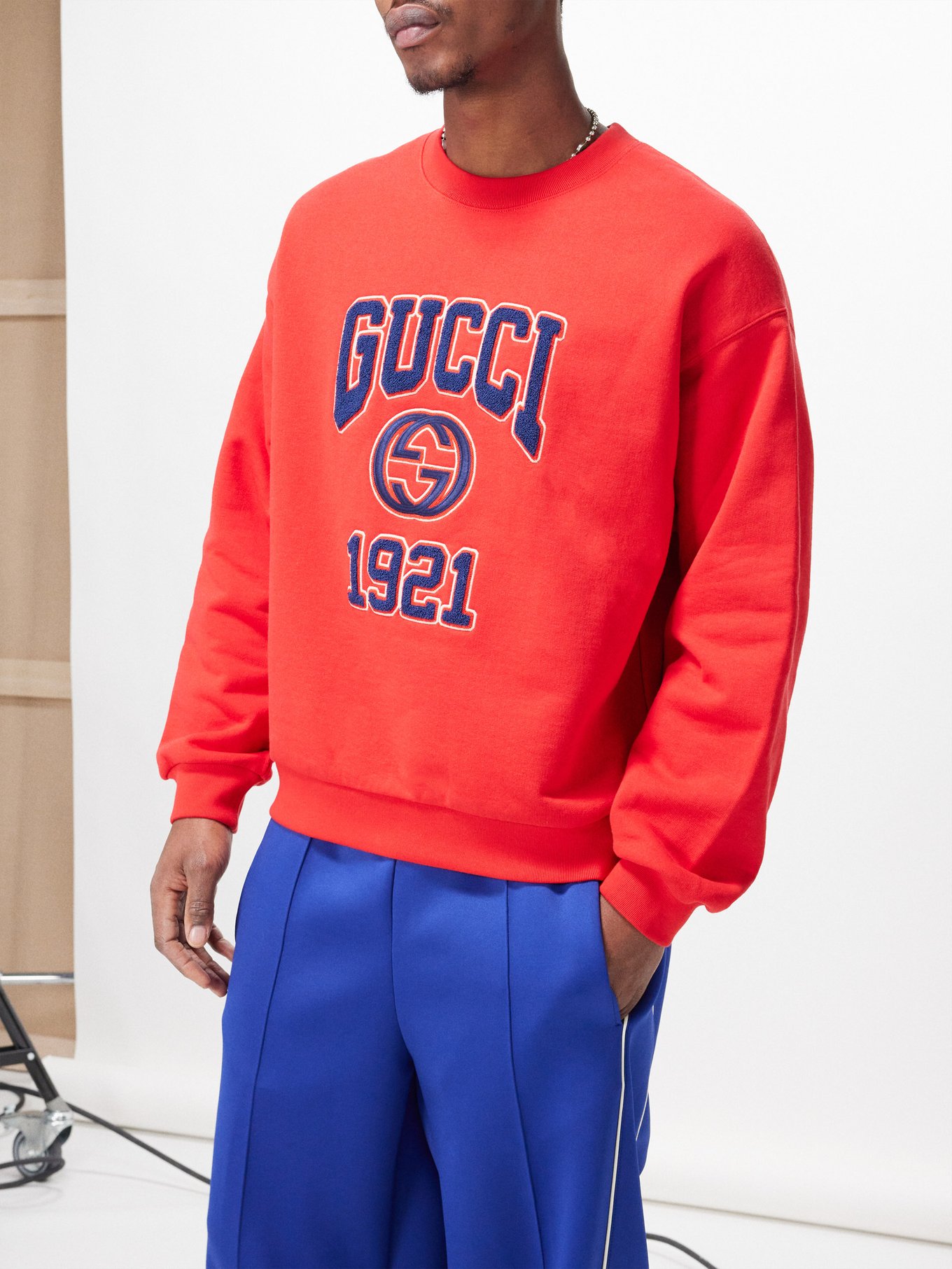 Red gucci online sweatshirt