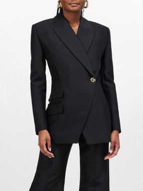 Zimmermann Natura single-button wool-blend suit jacket