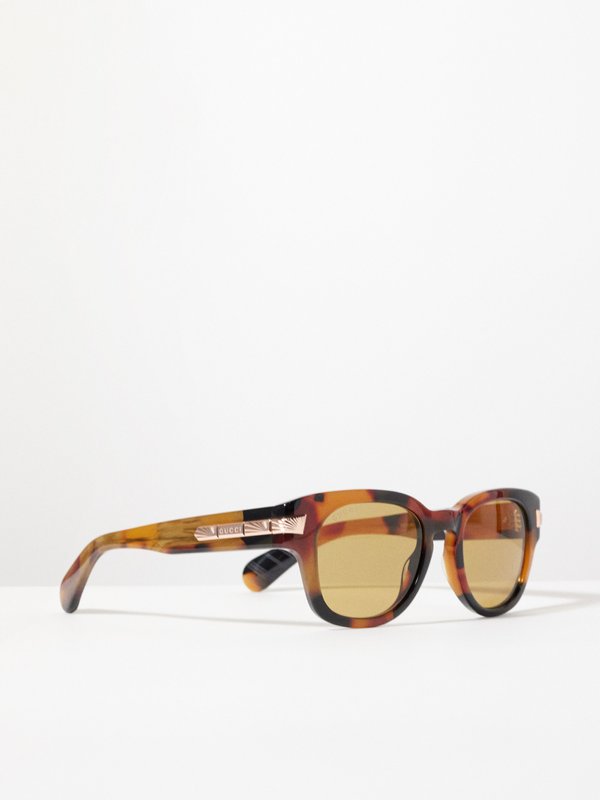Gucci Eyewear (Gucci) New York round tortoiseshell-acetate sunglasses
