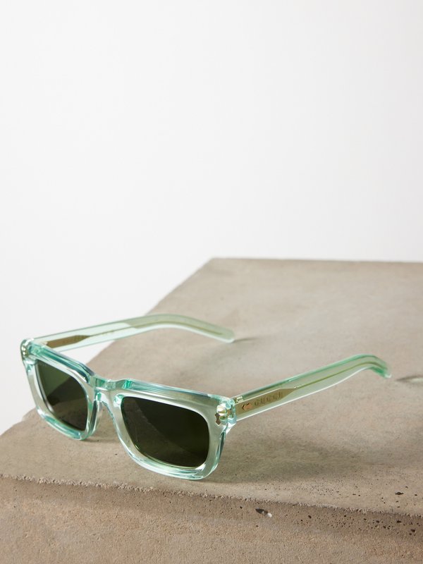 Gucci Eyewear (Gucci) Rivetto square acetate sunglasse