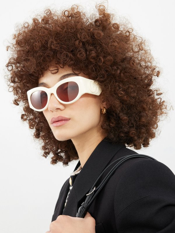 Gucci Eyewear (Gucci) Cat-eye acetate sunglasses
