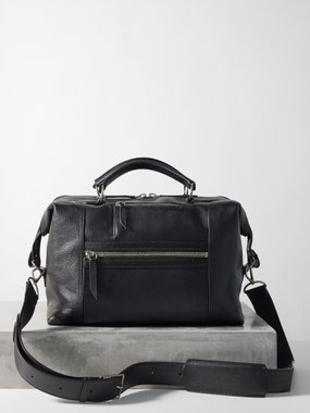 Métier Vagabond leather messenger bag