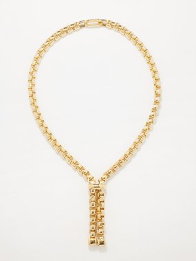Laura Lombardi Martina 14kt gold-plated necklace