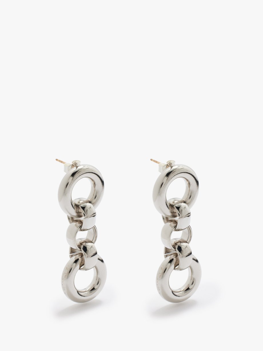 Laura Lombardi Cinzia platinum-plated earrings
