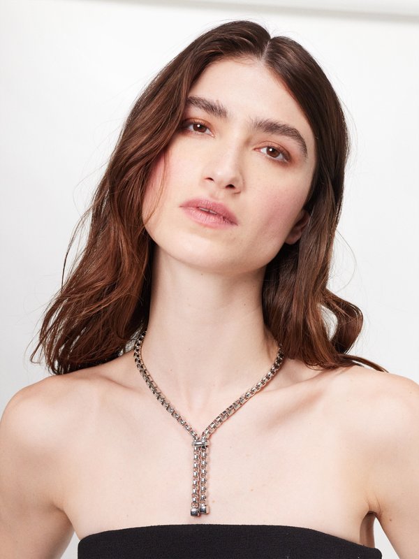 Laura Lombardi Martina platinum-plated necklace