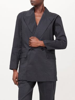 Issey Miyake Shaped Membrane double-breasted blazer