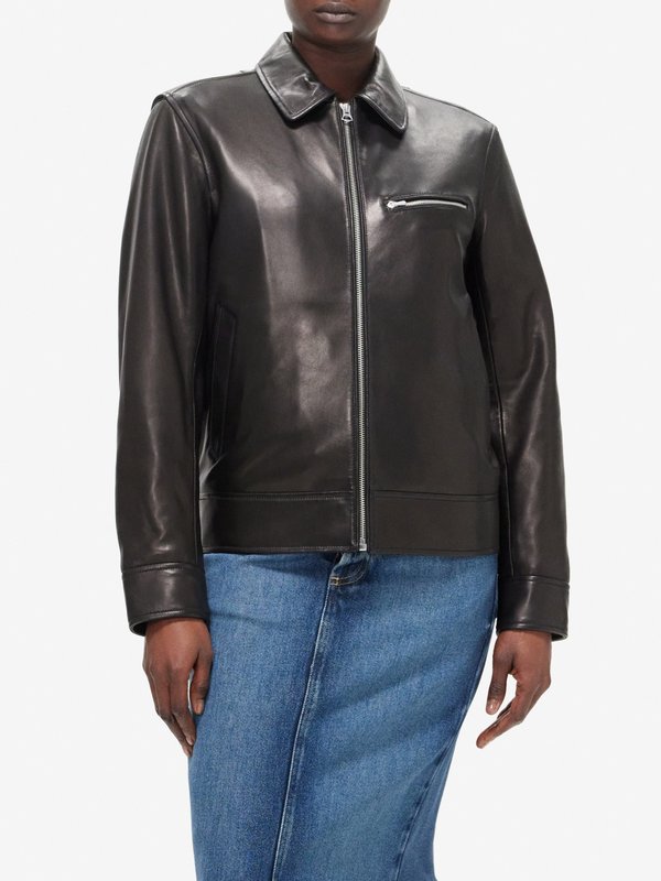 Rag & Bone Manon zipped leather jacket