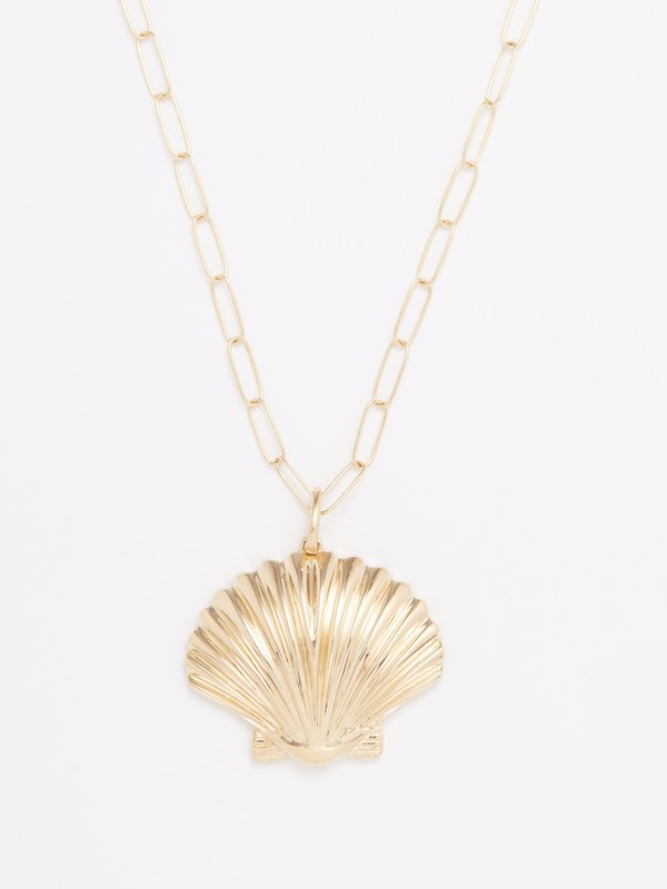 Mateo Venus 14kt gold necklace