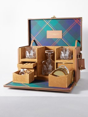 Ralph Lauren Home Polo Ralph Lauren Kipton leather mixologist box gift set