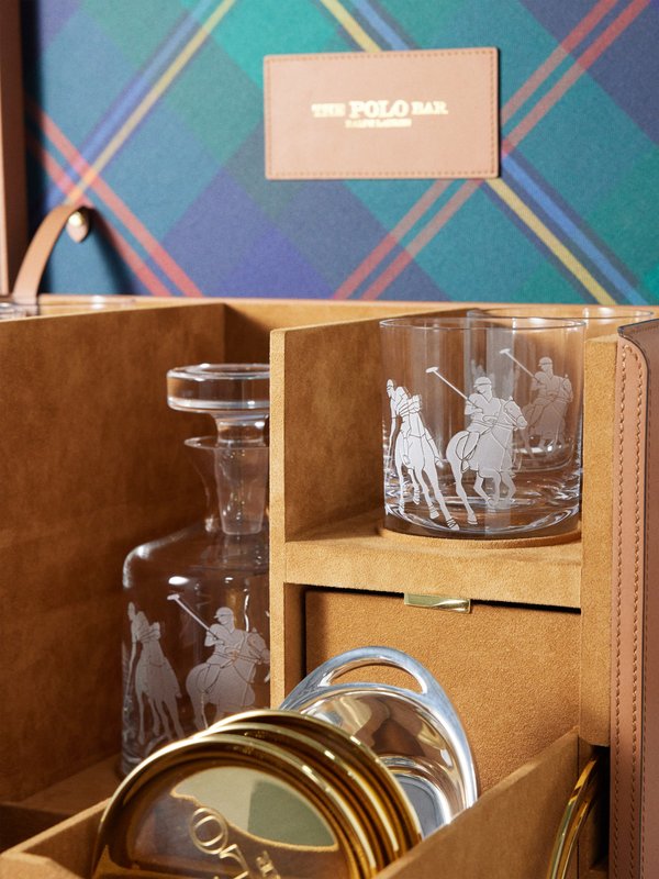 Ralph Lauren Home (Ralph Lauren) Kipton leather mixologist box gift set