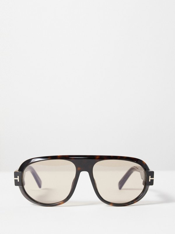 Tom Ford Eyewear (Tom Ford) Blake aviator acetate sunglasses