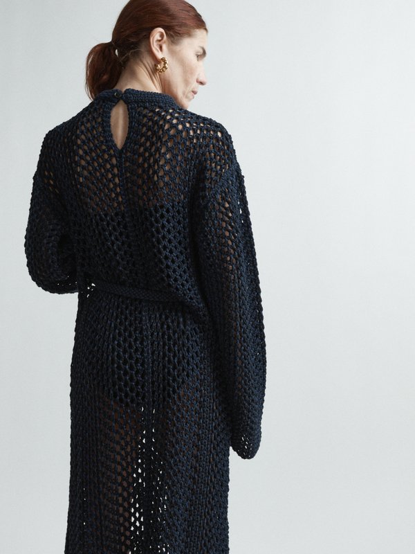 Raey Knitted organic-cotton maxi dress