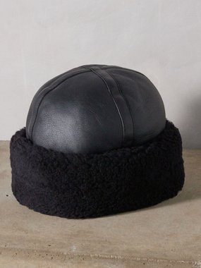 Toteme Turned-up brim shearling hat