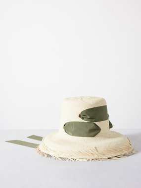 Sensi Studio El Campesino ribbon-trim straw hat