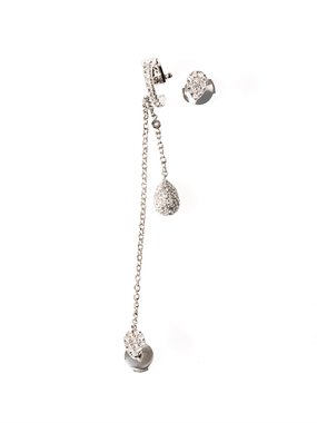 Elise Dray Pleureuses diamond & 18kt white-gold earrings