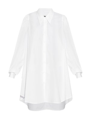 MM6 by Maison Margiela Cotton-poplin oversized shirtdress