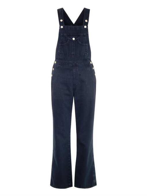Alexa Chung for AG The Tennessee denim dungarees