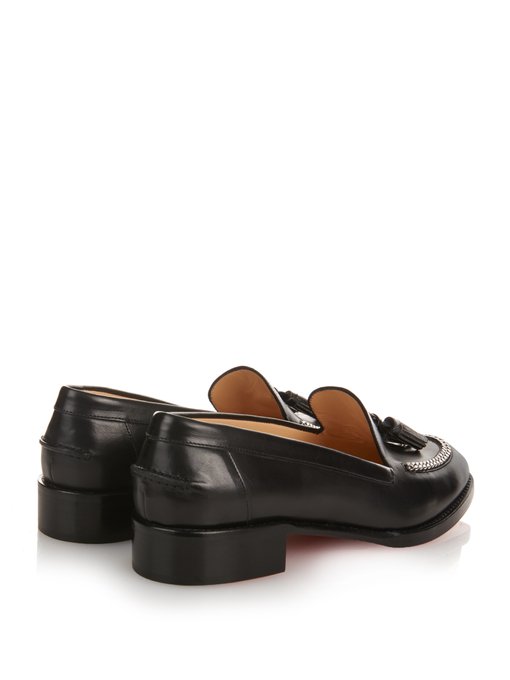 Monaliso tassel leather loafers | Christian Louboutin ...  