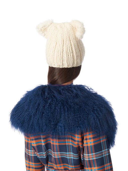 Eugenia Kim Felix fur-ear beanie hat