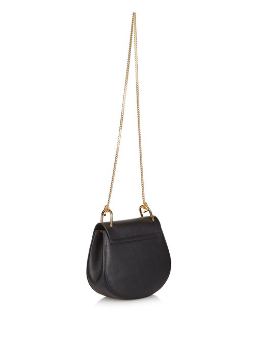 Drew small leather and suede cross-body bag | Chlo ...