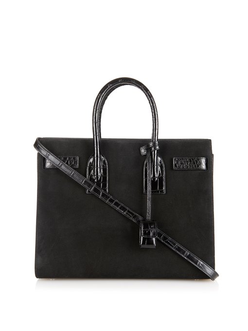 Sac De Jour small suede tote | Saint Laurent | MATCHESFASHION.COM US