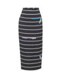 Preen By Thornton Bregazzi Eunice stripe-print pencil skirt