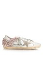 Golden Goose Deluxe Brand Super Star crystal-embellished leather trainers