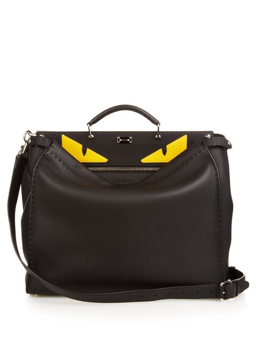 Fendi Selleria Peekaboo leather tote