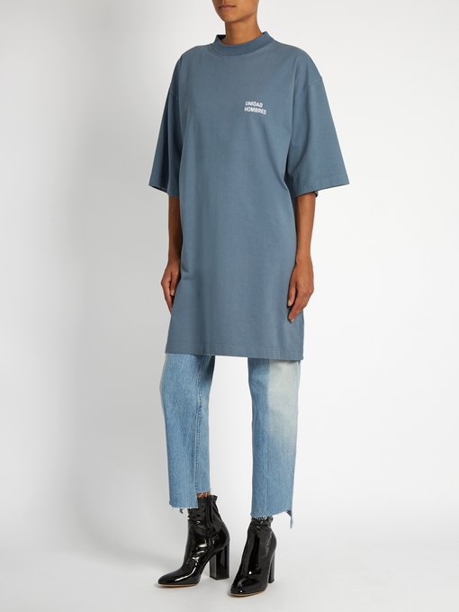 Vetements Reworked high-rise straight-leg jeans