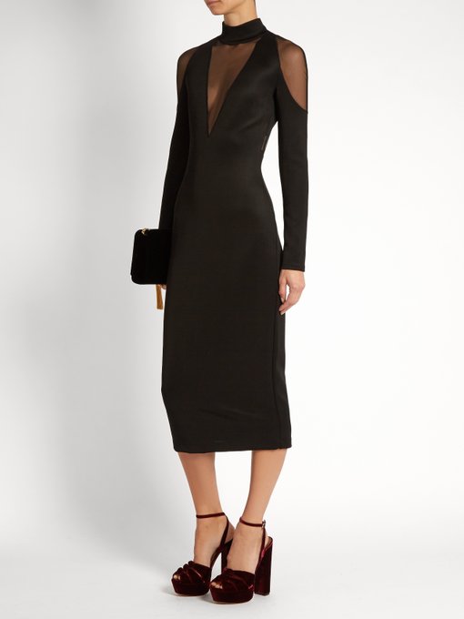 BALMAIN Black Long Sleeves Dress | ModeSens