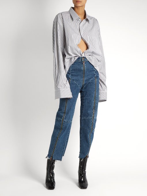 Vetements X Levi's reworked tapered-leg jeans