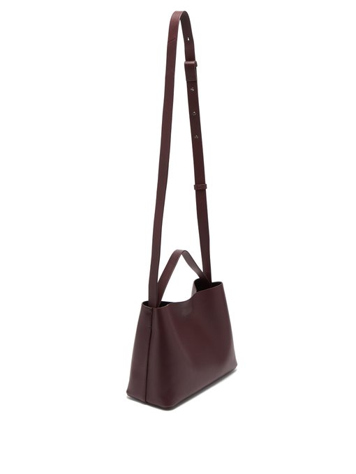 mini sac leather tote