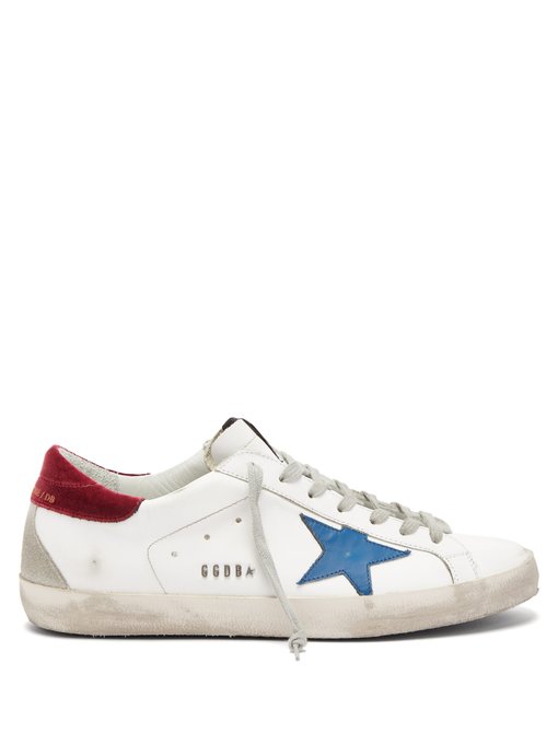 superstar leather trainers