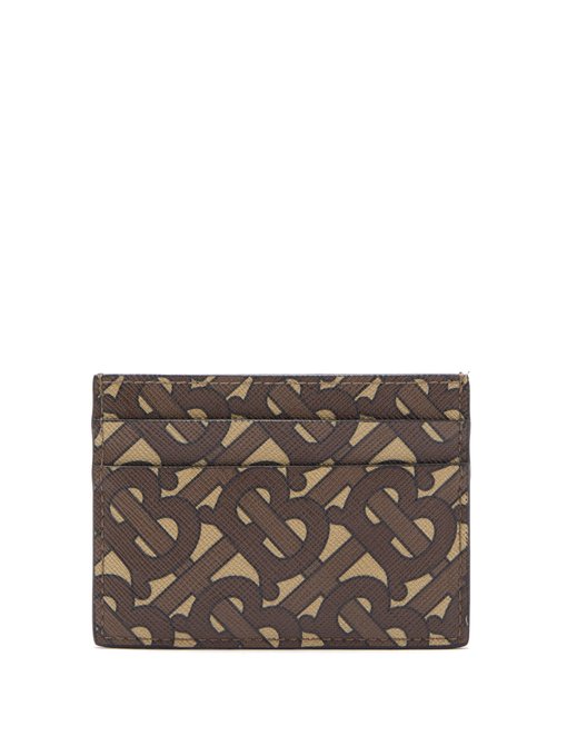 burberry logo-print canvas cardholder