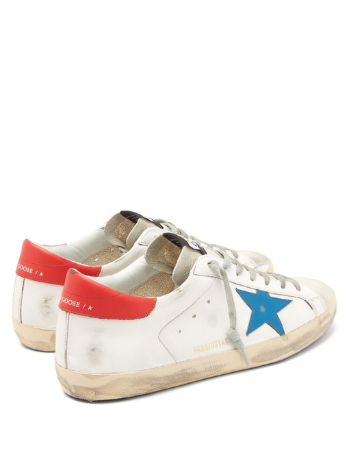 superstar leather trainers