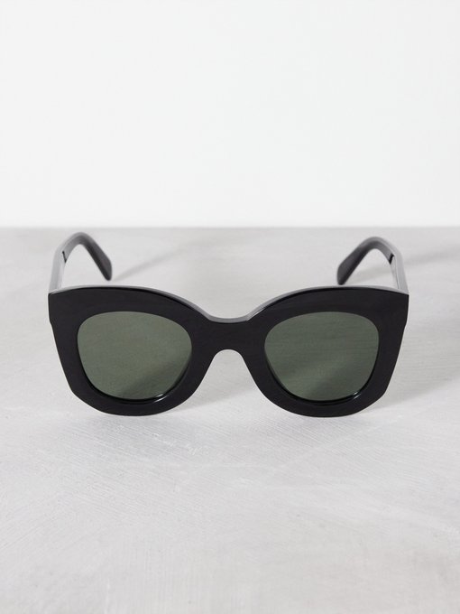 Celine Eyewear Oversized round acetate sunglasses