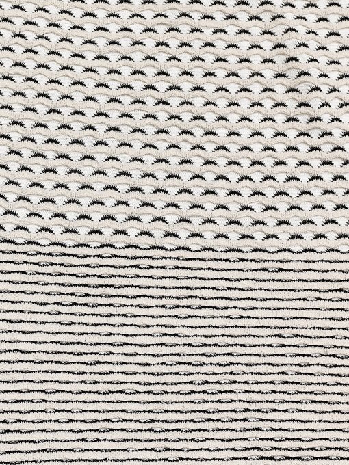 Alexander McQueen 3D stripe knitted dress