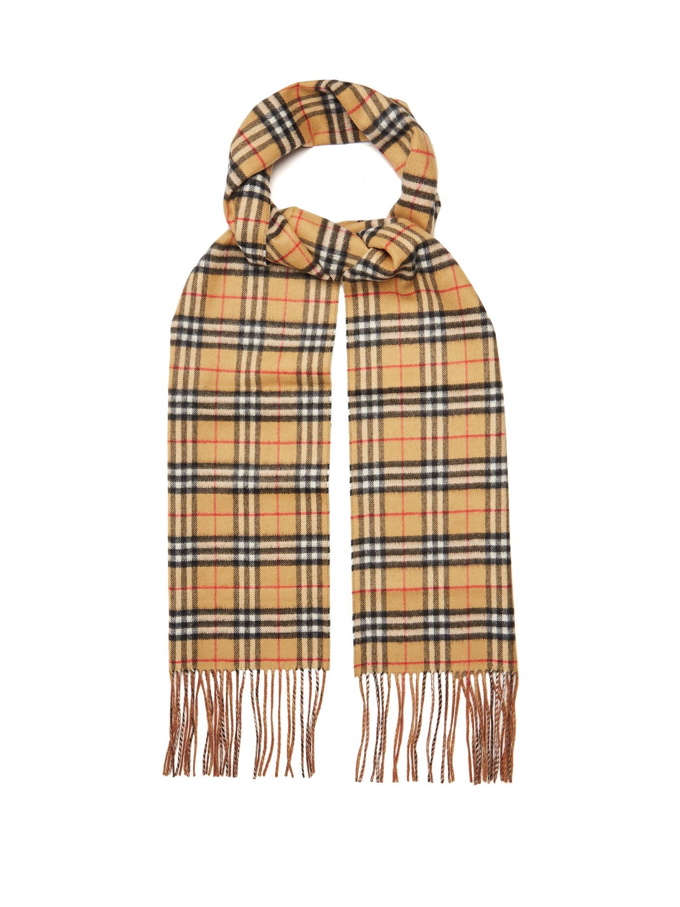 burberry solid cashmere scarf