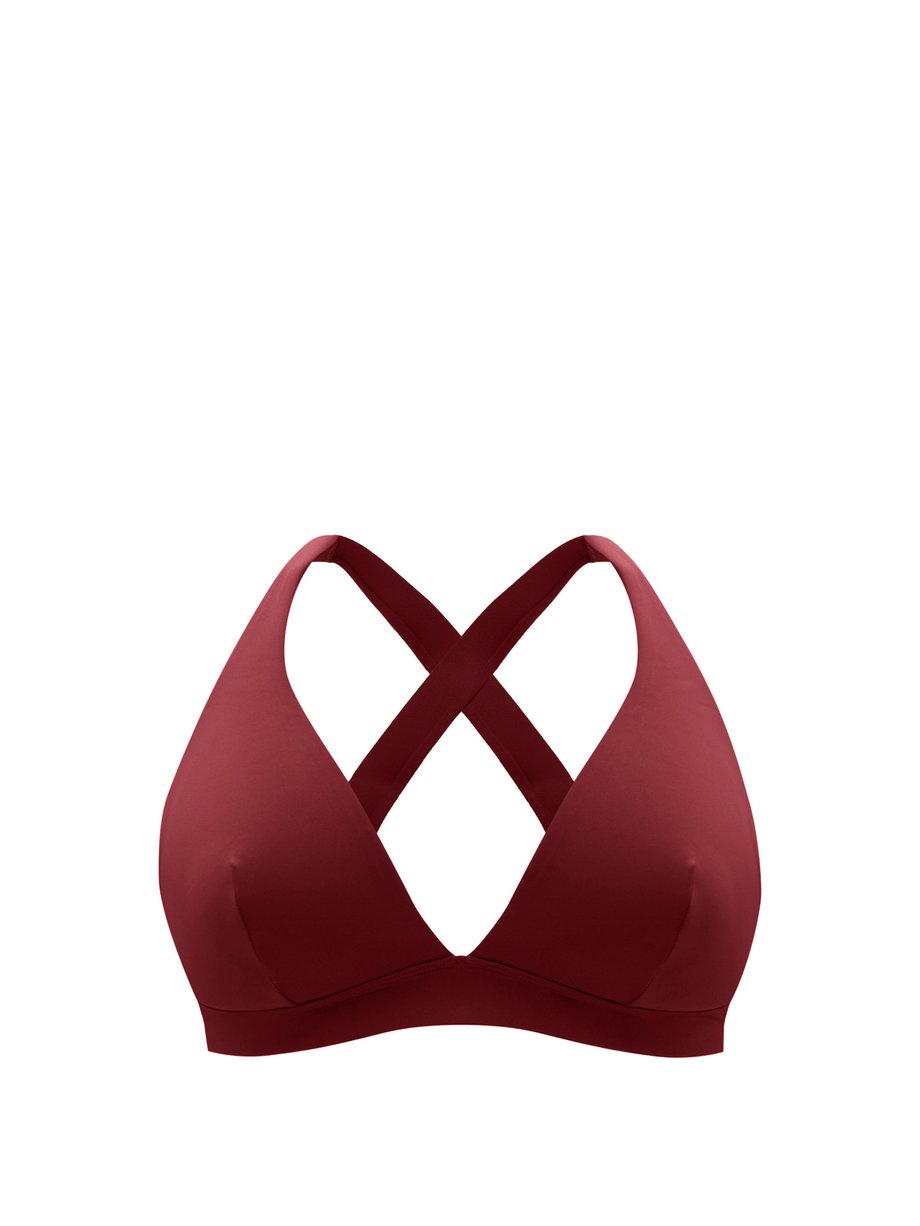 Isa Boulder Ssense Exclusive Burgundy Bravery Bra